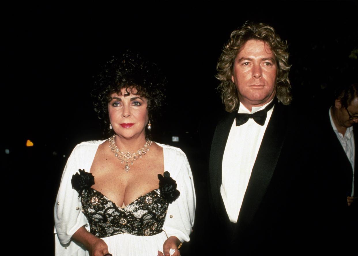 Elizabeth Taylor and Larry Fortensky