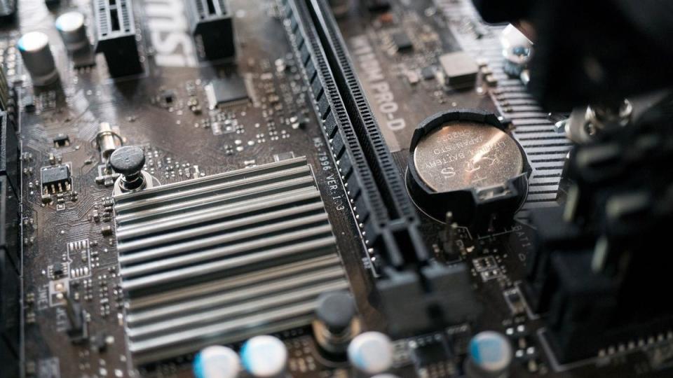 Image of a motherboard