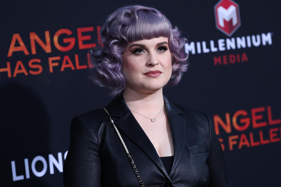 WESTWOOD, LOS ANGELES, CALIFORNIA, USA - AUGUST 20: Singer Kelly Osbourne arrives at the Los Angeles Premiere Of Lionsgate's 'Angel Has Fallen' held at the Regency Village Theatre on August 20, 2019 in Westwood, Los Angeles, California, United States. (Photo by Xavier Collin/Image Press Agency/Sipa USA)