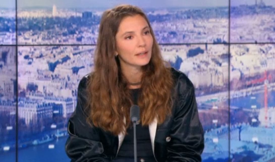 la réalisatrice Lola Quivoron sur le plateau de BFMTV, le 5 septembre 2022 - BFMTV