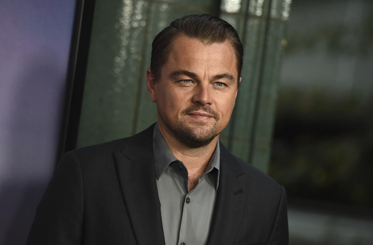 Leonardo DiCaprio attends the Los Angeles premiere of "Ice on Fire" on Wednesday, June 5, 2019 at the Los Angeles County Museum of Art. (Photo by Jordan Strauss/Invision/AP)