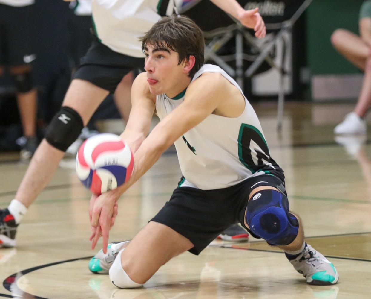 Senior outside hitter Ashton Christensen is a key leader and contributor for Coffman, which took a 9-5 record into the Battle of Dublin against Jerome and Scioto on May 13.