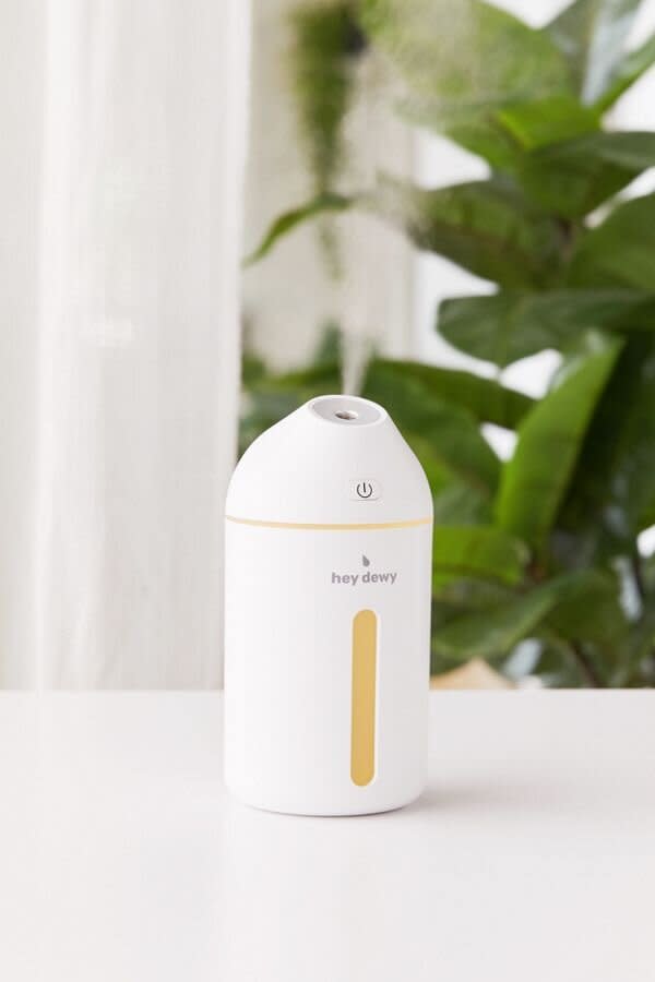 Find this tiny humidifier that keeps skin hydrated for <a href="https://fave.co/2E9jHjt" target="_blank" rel="noopener noreferrer">$39 at Urban Outfitters</a>.