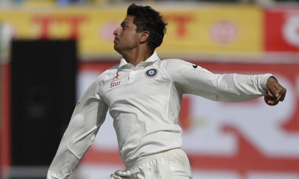 India’s Kuldeep Yadav impressed during his debut in the fourth Test victory over Australia. He bowls left-arm wrist spin, which in the game has long been known as a ‘chinaman’ bowler.