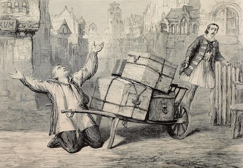 London, 1875: when luggage was still inconvenient - Credit: getty