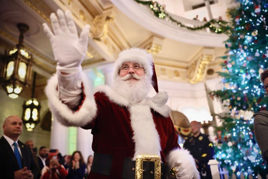 Governor Josh Shapiro, Lieutenant Governor Austin Davis, and Department of General Services Secretary Reggie McNeil kicked off the 2023 holiday season at the Capitol in Harrisburg with the 2023 Annual Tree Lighting Ceremony.