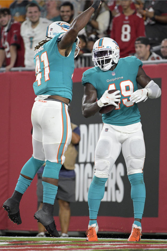 Dolphins hold off Bucs 26-24 in first pre-season game