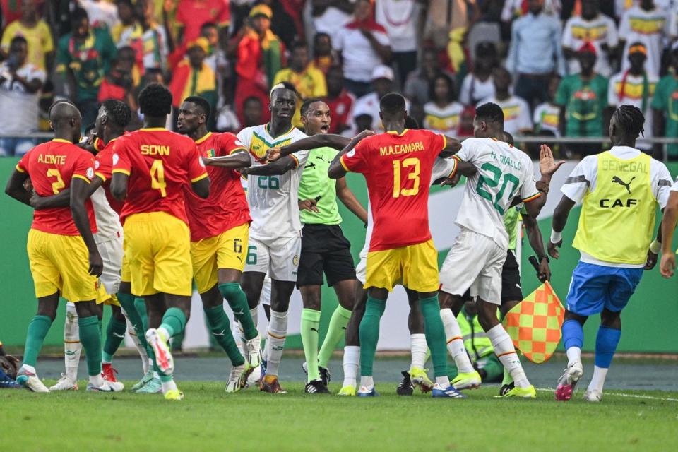 Guinea qualified as a third-placed team from a tough Group C in the end (AFP via Getty Images)