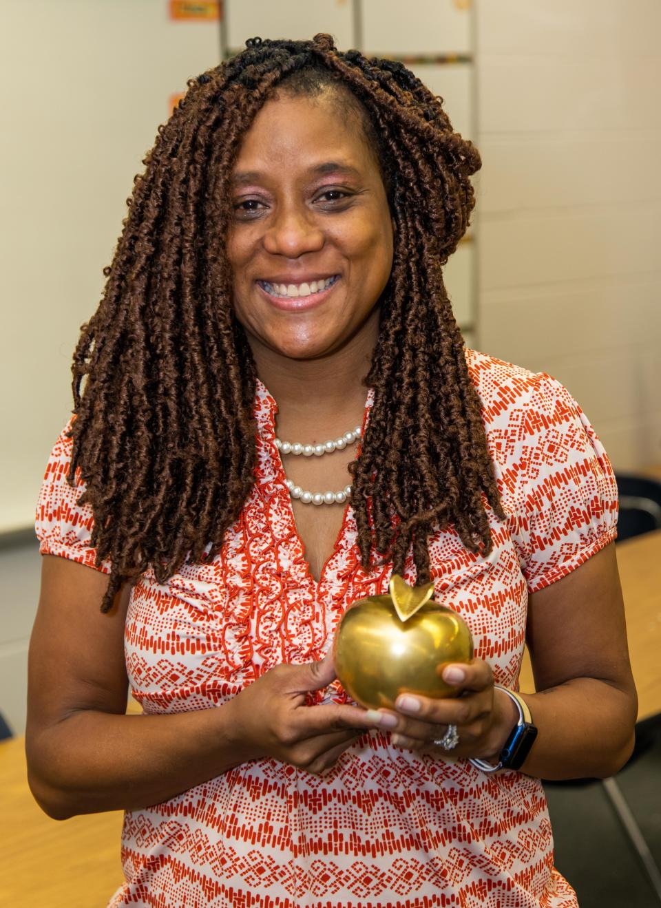 Belleview Middle School health science teacher Nedra Huggins