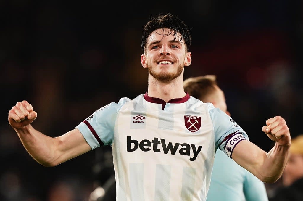 West Ham’s Declan Rice had a birthday to celebrate (Aaron Chown/PA) (PA Wire)