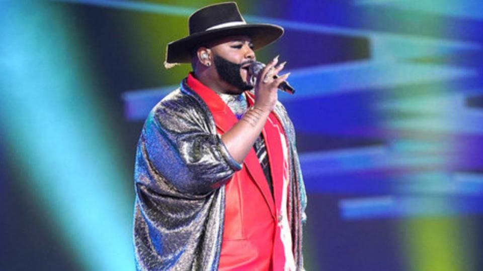 Asher HaVon performs on The Voice Season 25 performance finale on May 20, 2024.