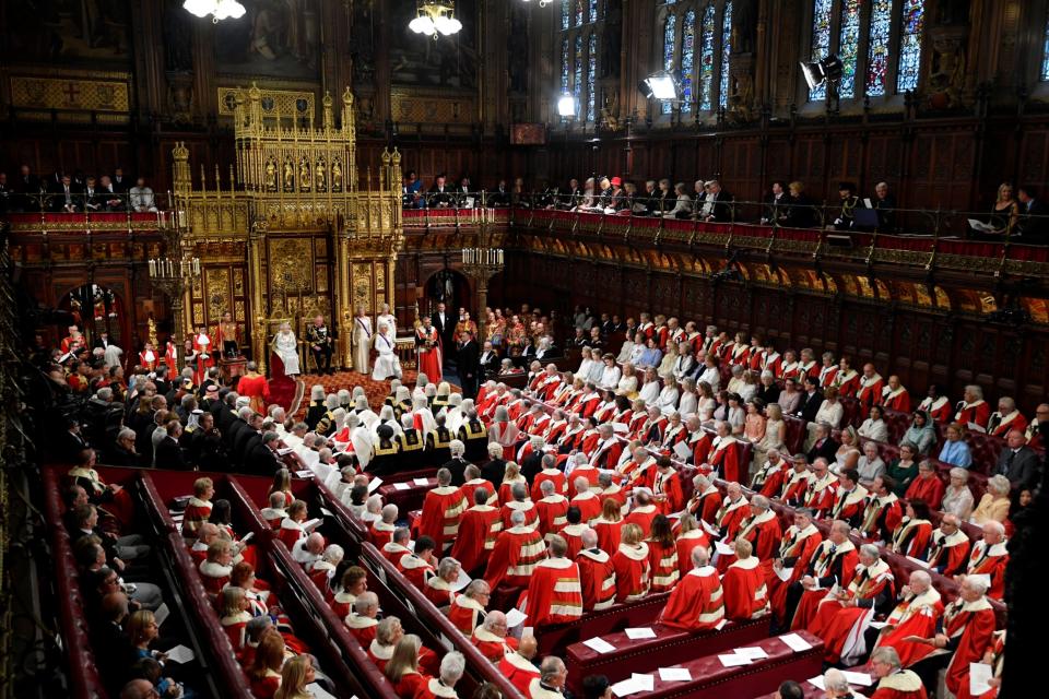 The House of Lords during the Queen's Speech (REUTERS)