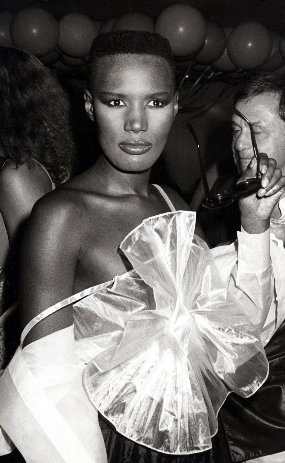 1978: Photo of Grace Jones.