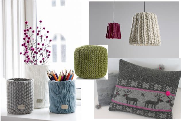 Wir zeigen Ihnen die schönsten bestrickten Wohnaccessoires! Lassen Sie sich inspirieren…