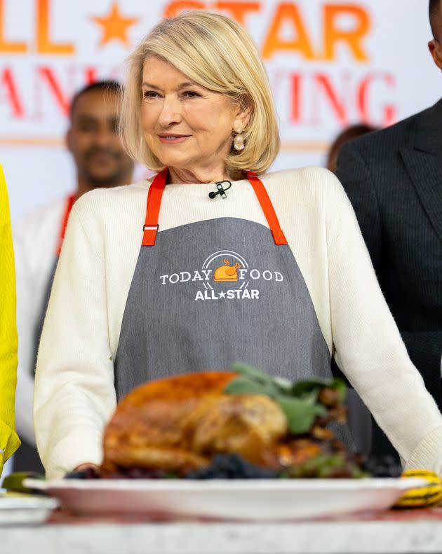 Martha Stewart stops by the Thanksgiving Day episode of NBC's 