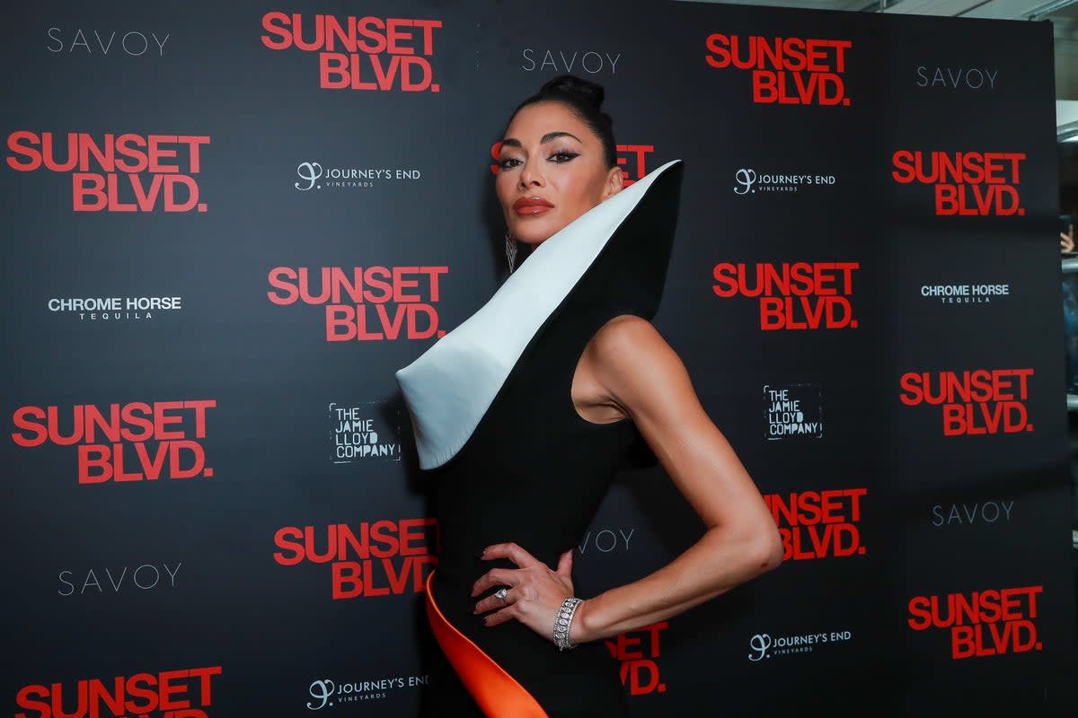 Nicole Scherzinger attends the press night after party for Sunset Boulevard at The Savoy Hotel (Dave Benett)