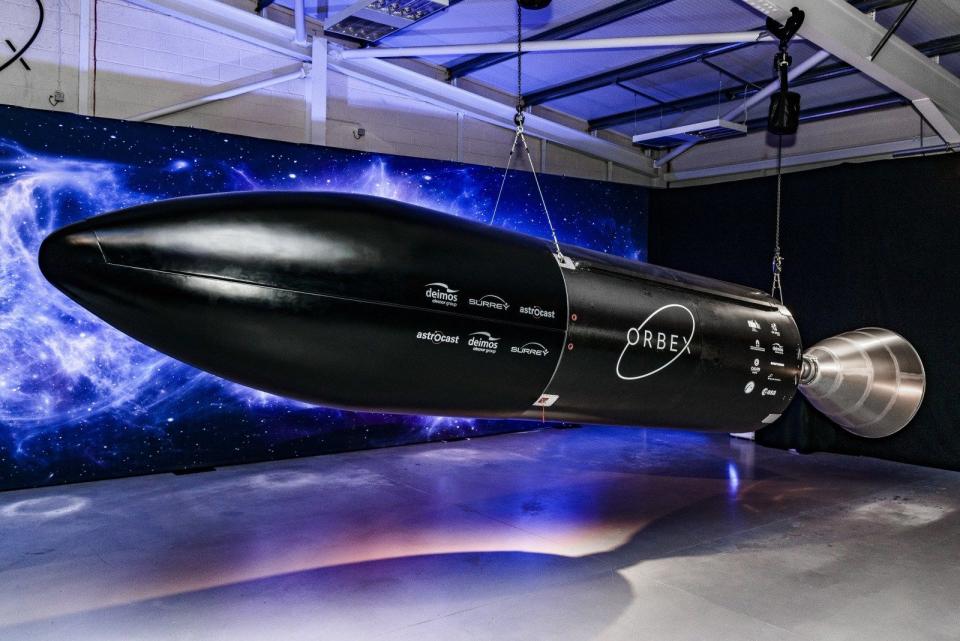It's a long way from taking on Blue Origin or SpaceX, but UK startup Orbex isconfident enough to show off its Prime Rocket's second stage