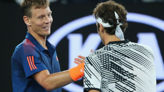 Berdych was no match for Federer in 2017. Image: Getty