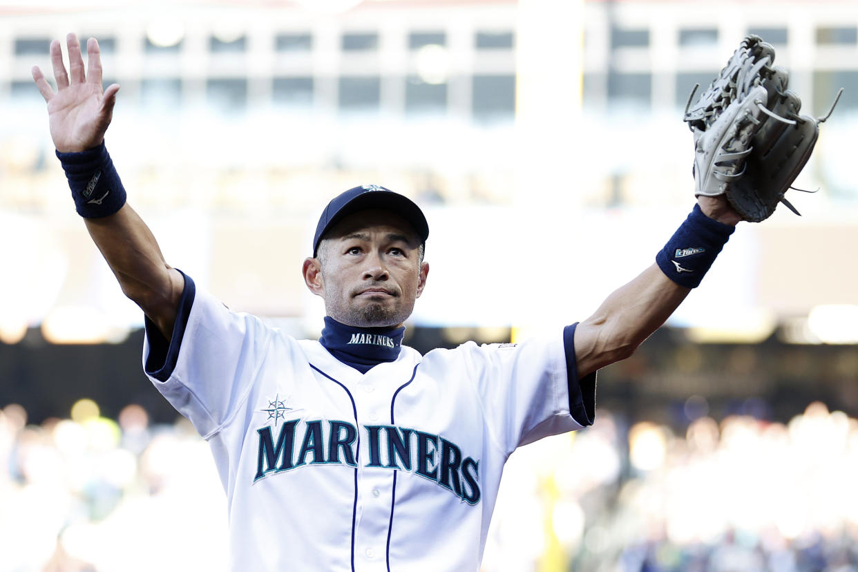 Ichiro Suzuki is a lock for the Hall of Fame when he appears on the ballot in 2025. (Photo by Steph Chambers/Getty Images)
