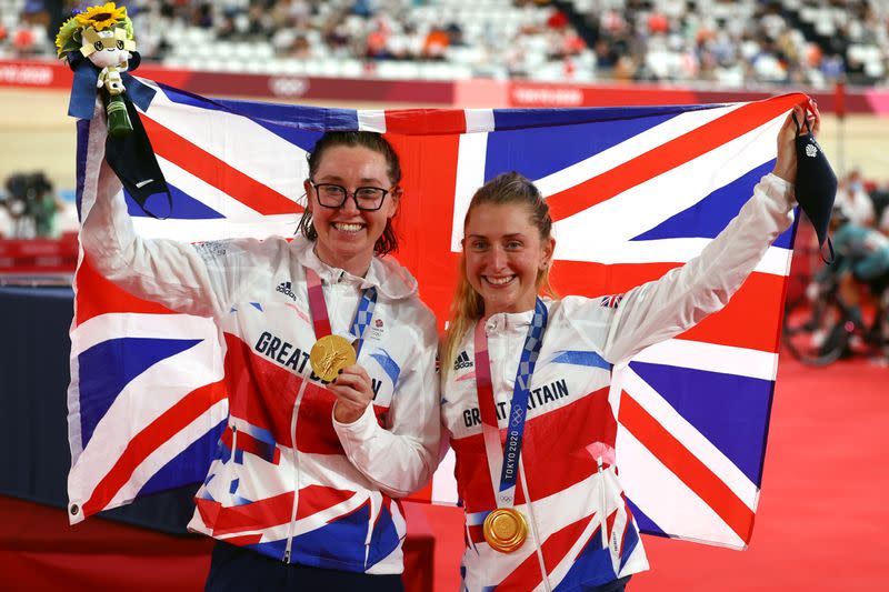 Cycling - Track - Women's Madison - Medal Ceremony