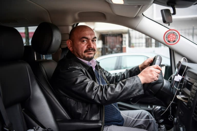 Uber driver Kemal Kuru said he was beaten up while working in the city - an attack he blamed on taxi drivers