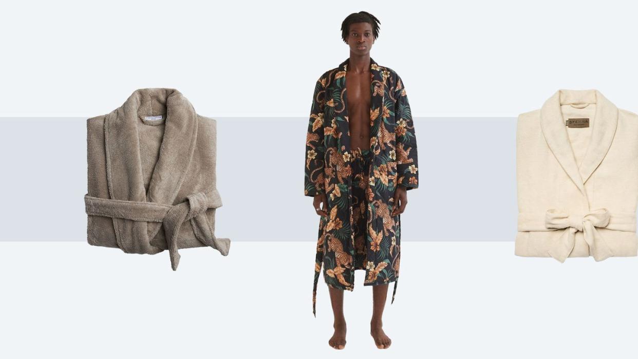 men's robes for him to cozy