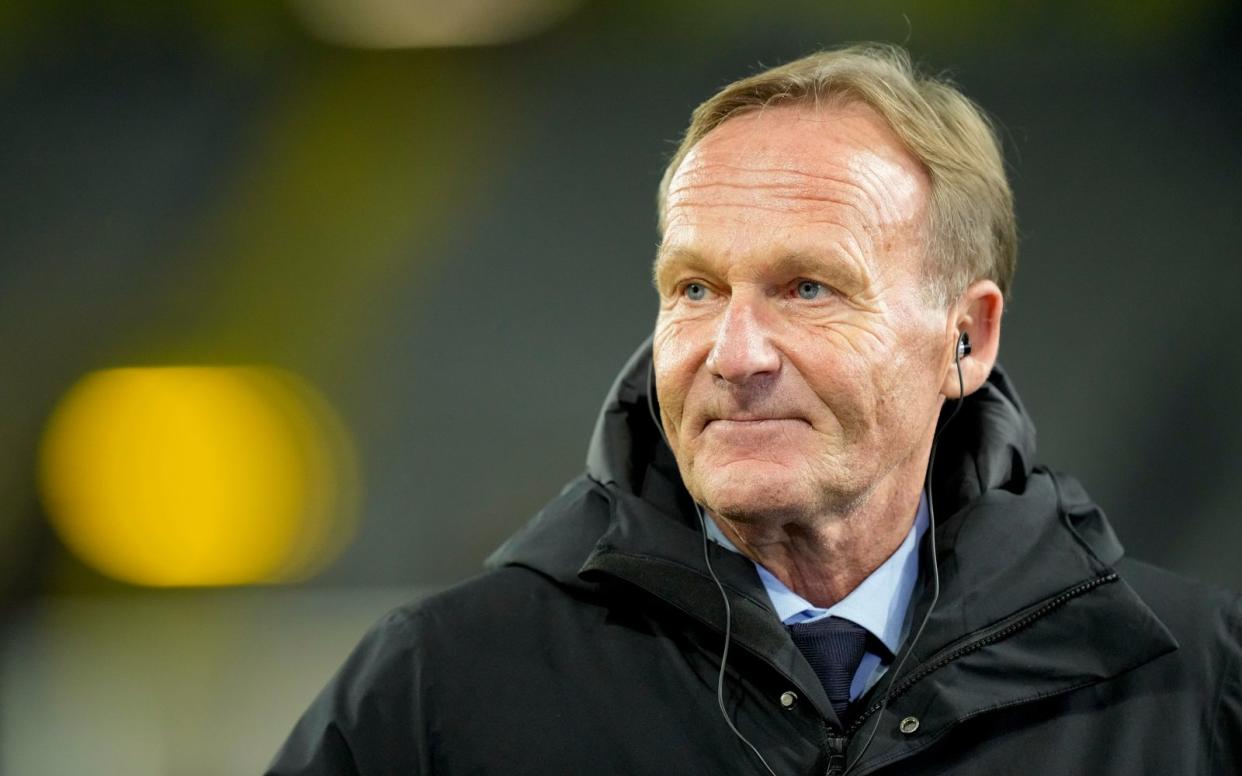 BVB-Boss Hans-Joachim Watzke fand die Aktion von Sebastian Pufpaff und dem "TV total"-Team bedingt lustig. Ein Stadionverbot will er aber nicht erteilt haben. (Bild: 2021 DeFodi Images/DeFodi Images)