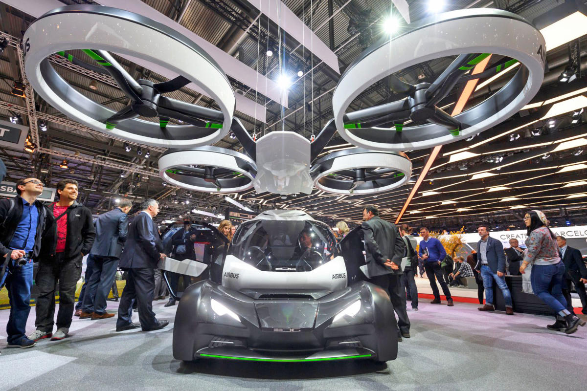 Airbus unveils an autonomous, modular flying car concept