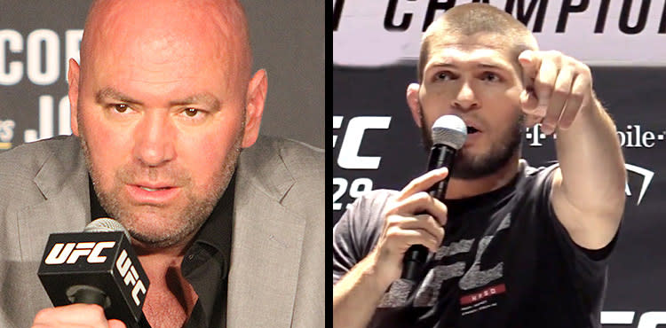 Dana White and Khabib Nurmagomedov