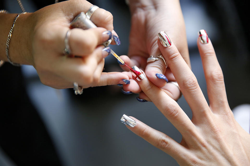 Picture of NYFW Nails Metallic