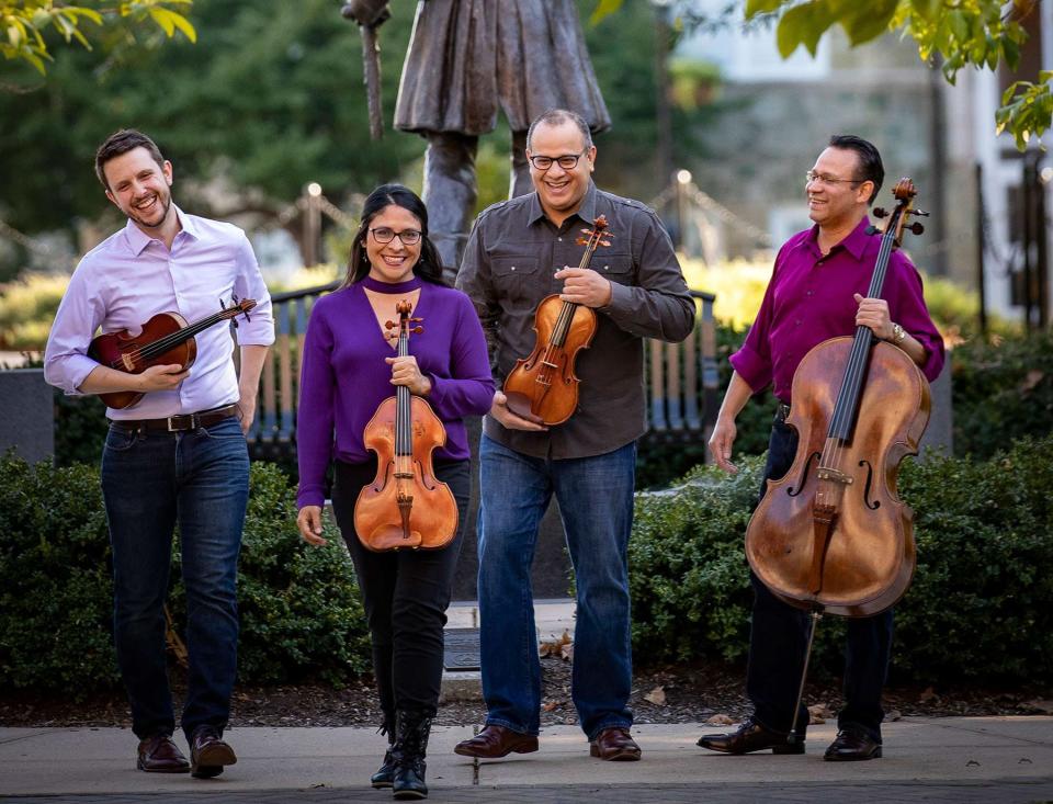 The Dali Quartet performs Jan. 14 at UNCW's Beckwith Rectial Hall.