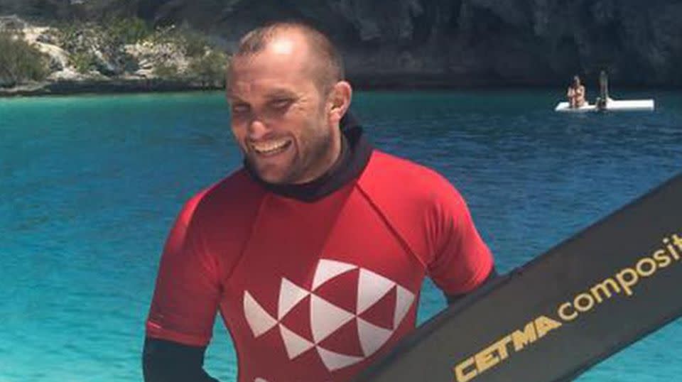 Stephen Keenan died while helping a female diver through a notoriously dangerous spot.