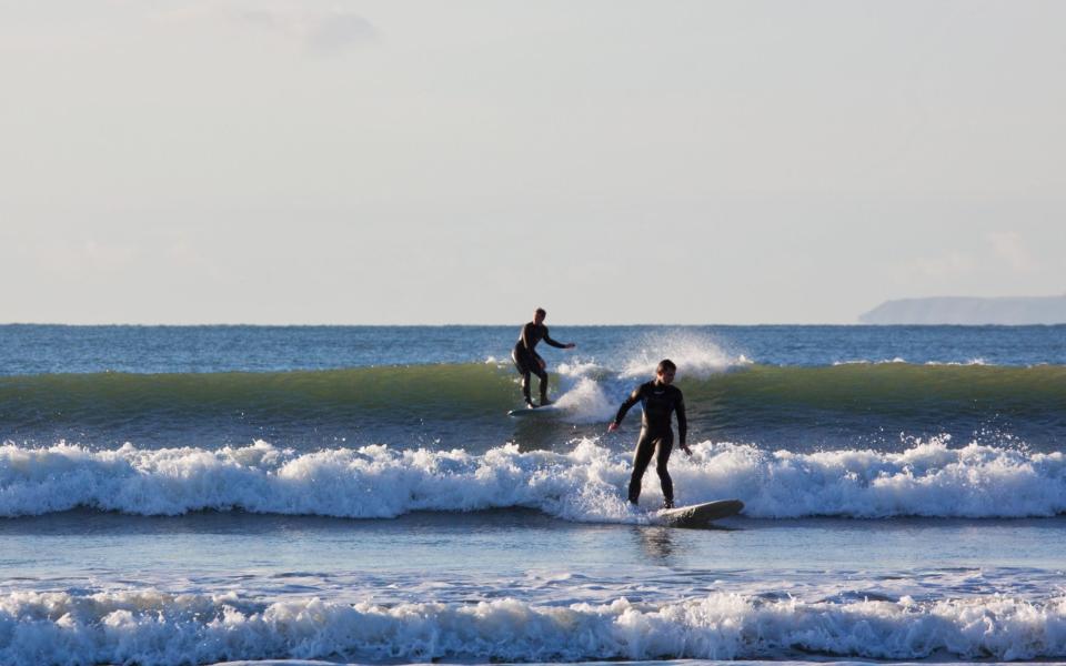 saunton sands beach uk surfing holidays - Getty