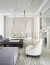 Another look at that hanging sofa in the living room. <i>(Photo: Goop.com)</i>
