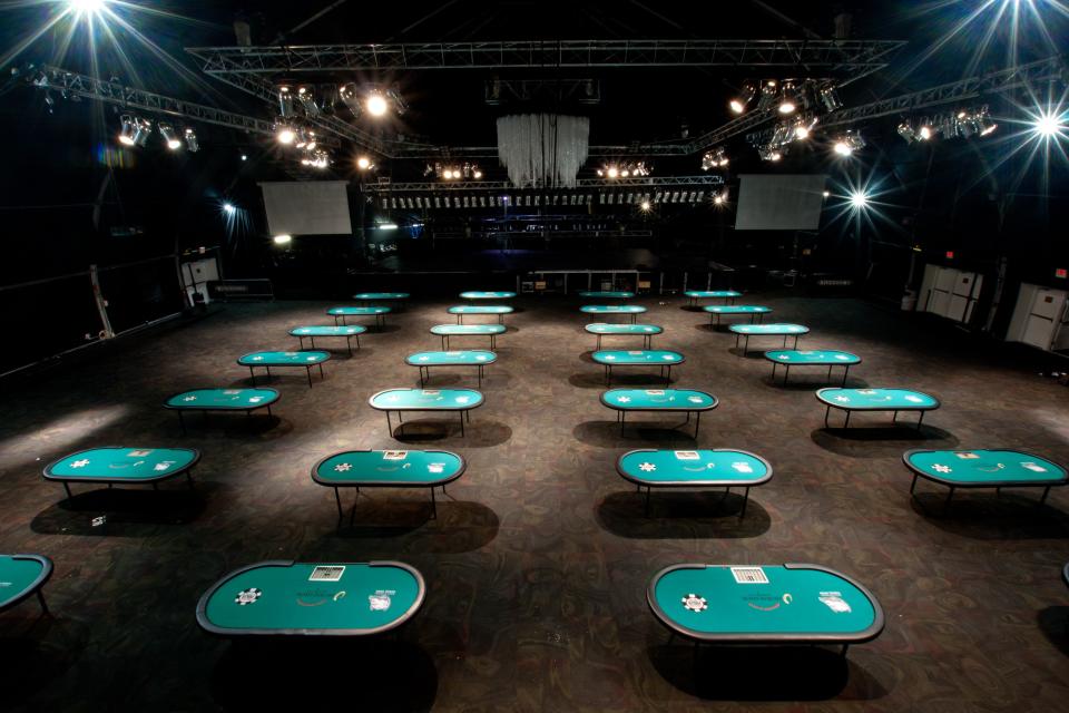 The Riverdome at the Horseshoe Casino in Bossier City will host this week's Southern Poker Open -- the area's first major poker event on land.