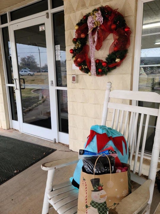 Student Council members at COJC collect socks for nursing home ...