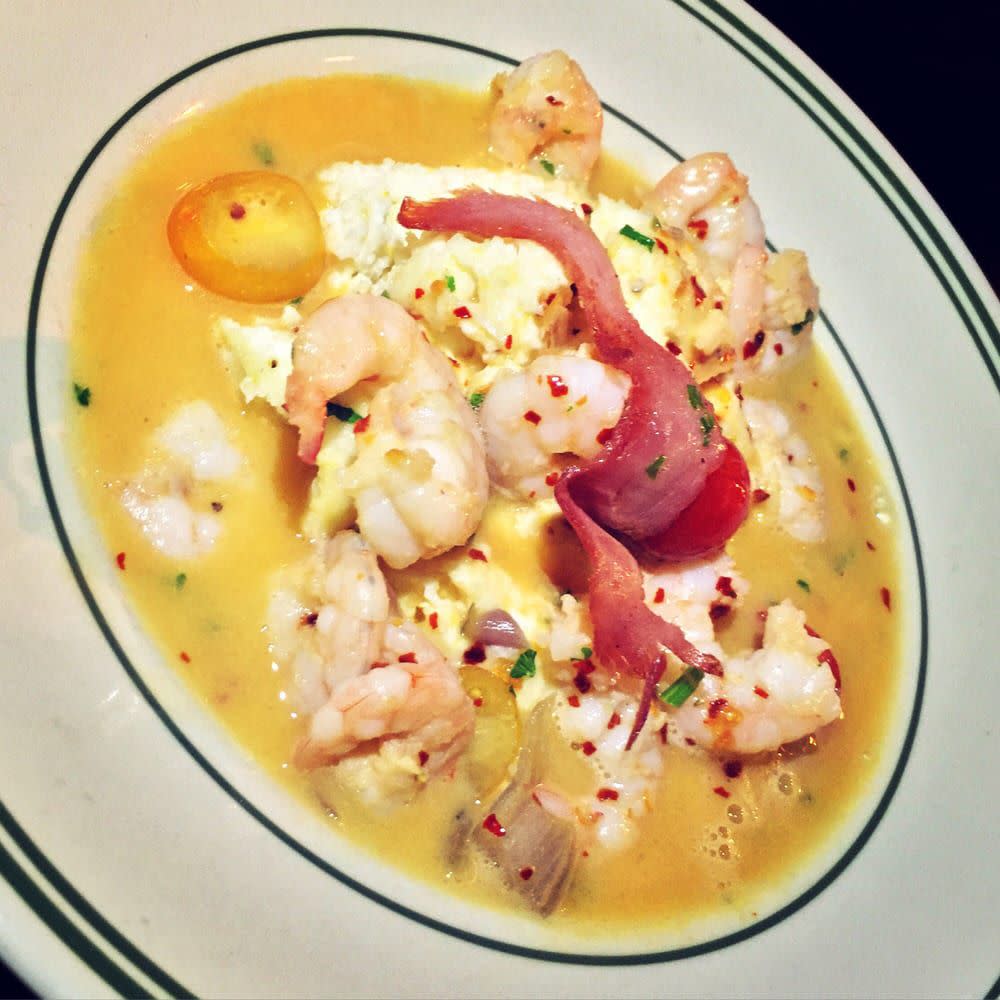 shrimp and grits from the original pierre maspero's