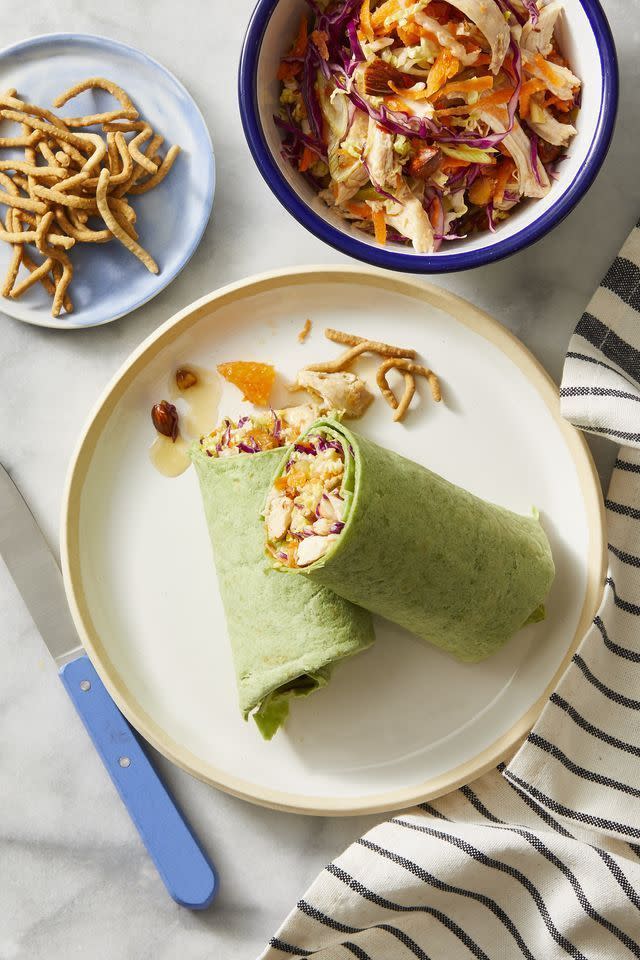 Chinese Turkey Salad Wraps