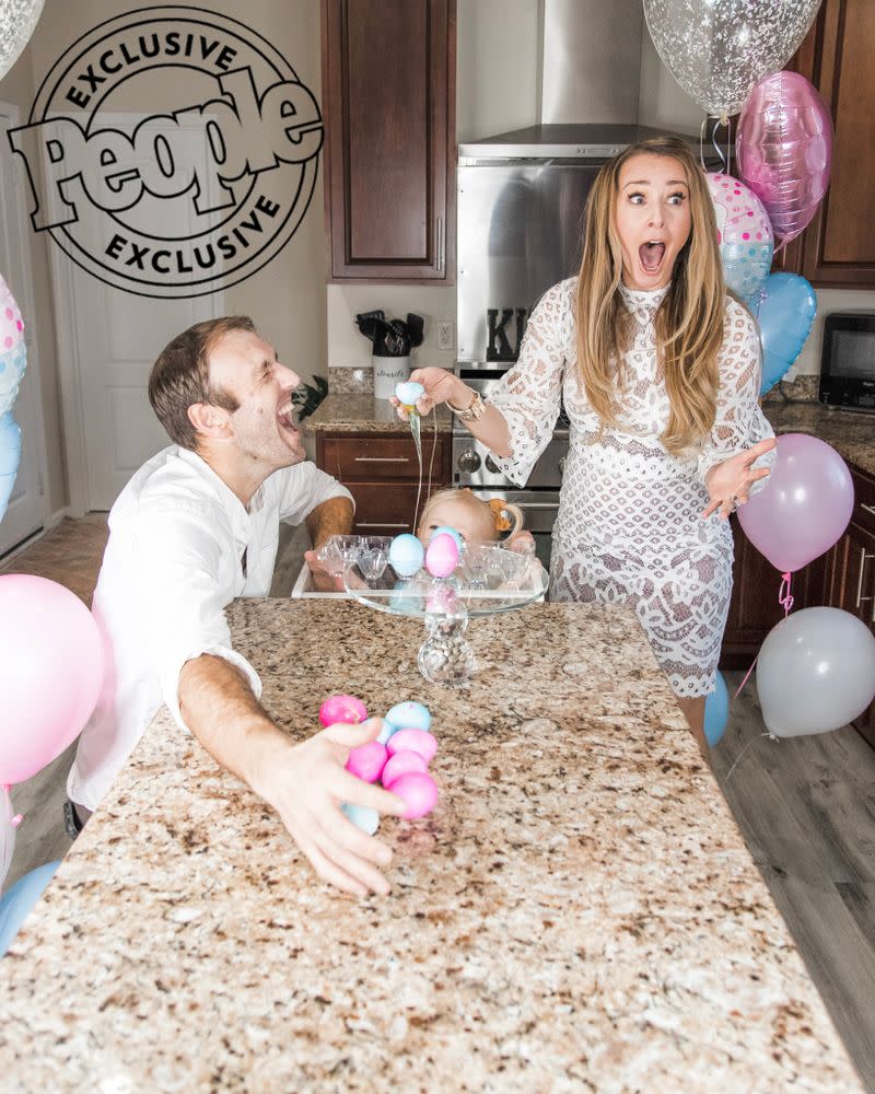 Jamie Otis, Doug Hehner and daughter Henley Grace | Zoe Vella