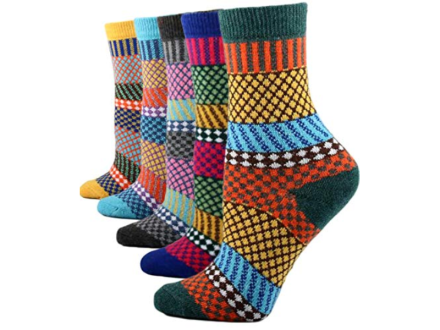 Warm Socks Winter Socks Woolen Socks Knitted Handmade Gray U - Inspire  Uplift
