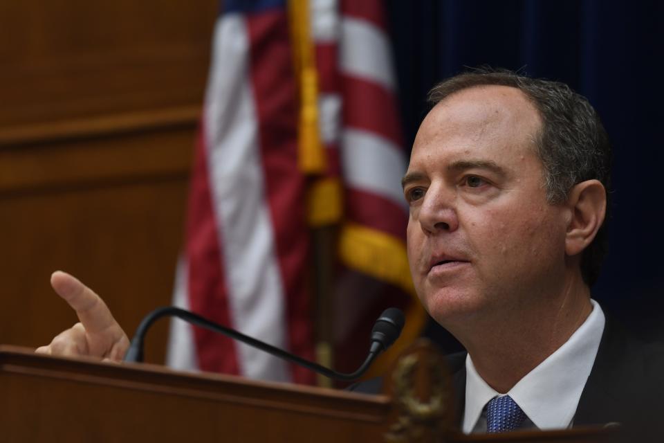 House Intelligence Committee Chairman Adam Schiff, D-Calif., says security for the whistleblower is 