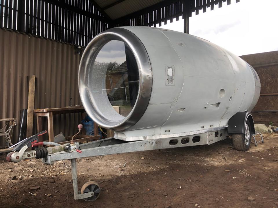 VC10 jet engine trailer - Steve Jones