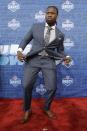 <p>UCLA’s Takkarist McKinley arrives for the first round of the 2017 NFL football draft, Thursday, April 27, 2017, in Philadelphia. (AP Photo/Julio Cortez) </p>