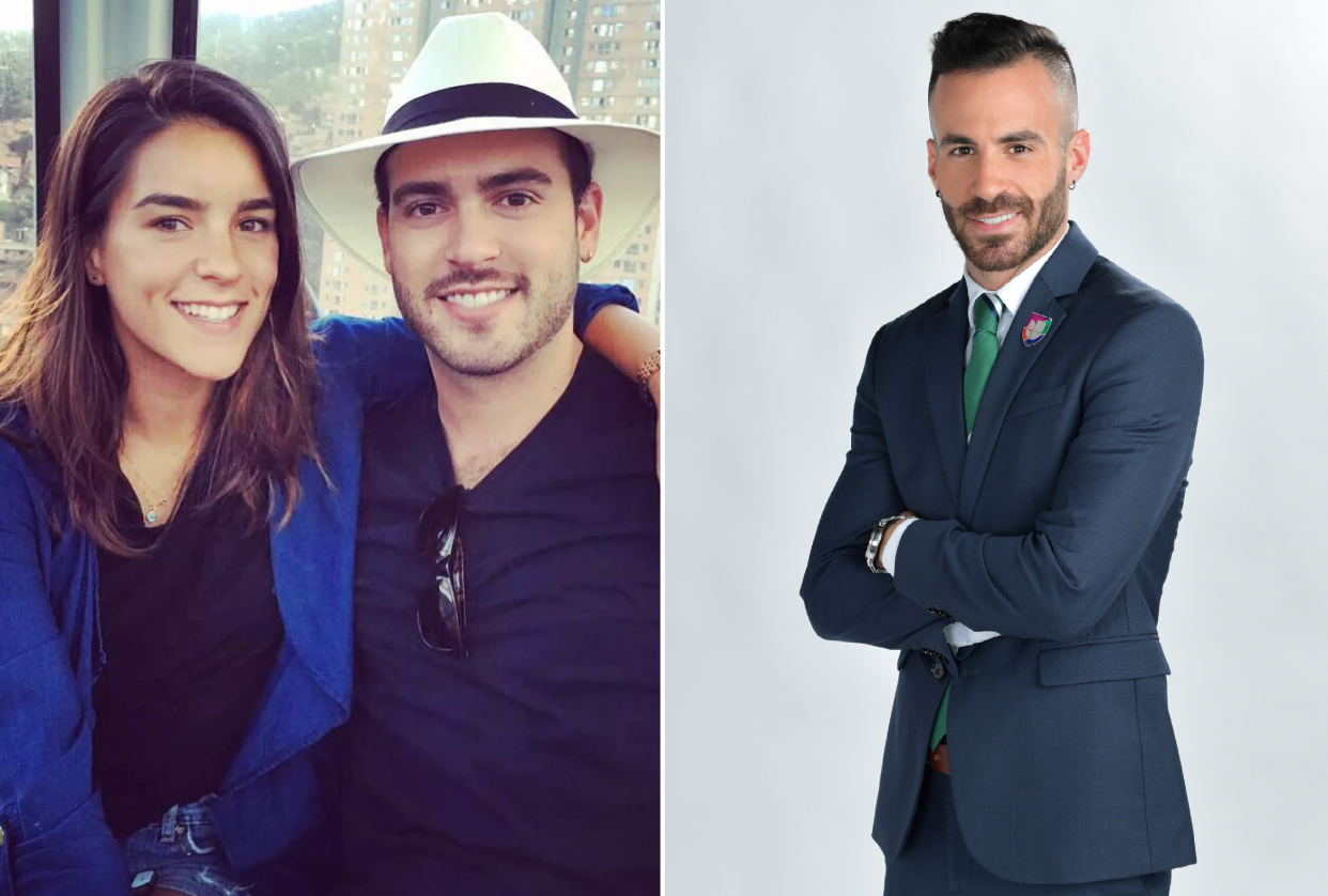 Ana Araujo con Pablo Lyle y Marc Crosas / Cortesía