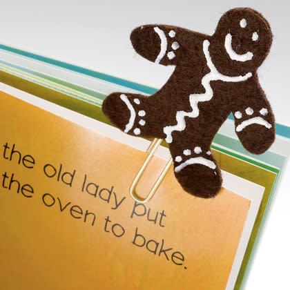 Gingerbread Man Bookmarker