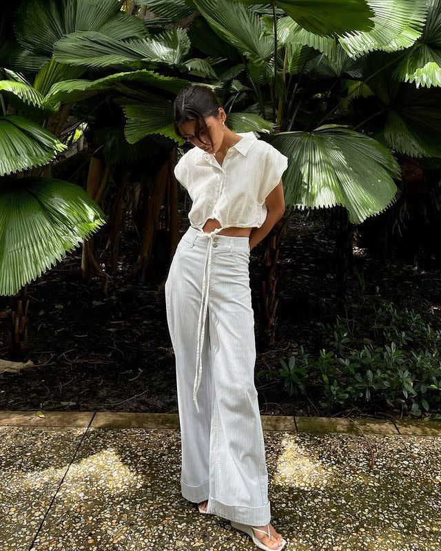 Regenerative Organic Cotton Wide Leg Pants – VINCENT JAMES