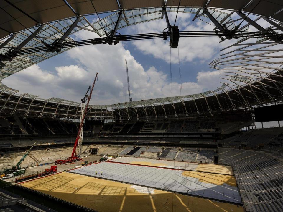 Plans to move into the stadium next month have been derailed (Getty)