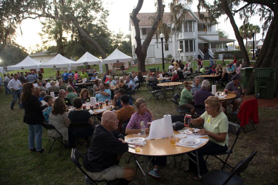 Hundreds of people turned out for Beast Feast held at the Mote-Morris House on Oct. 27, 2016.