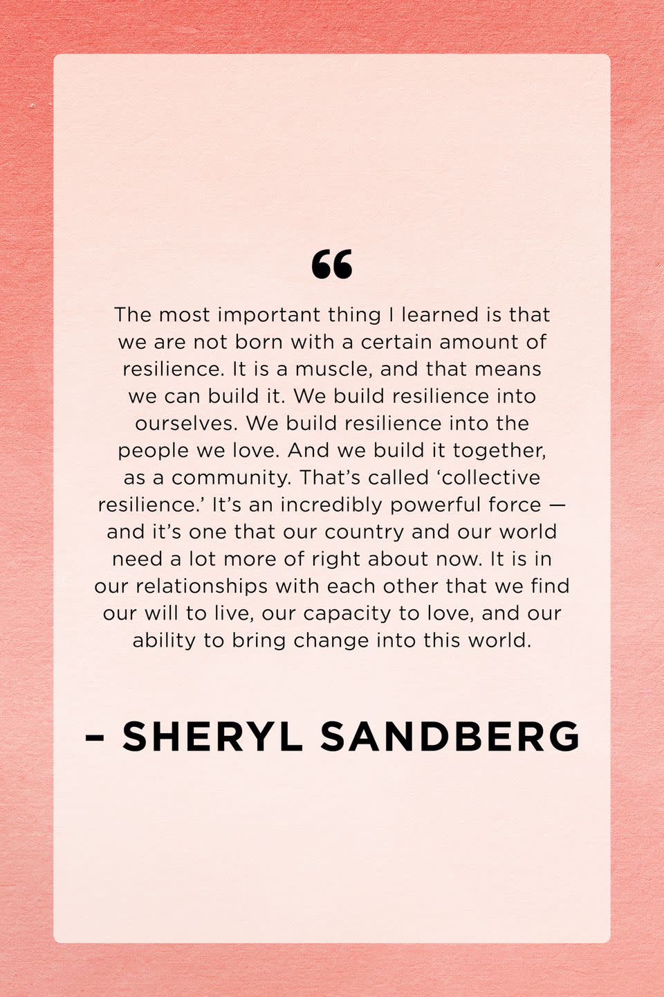 Sheryl Sandberg, Virginia Tech