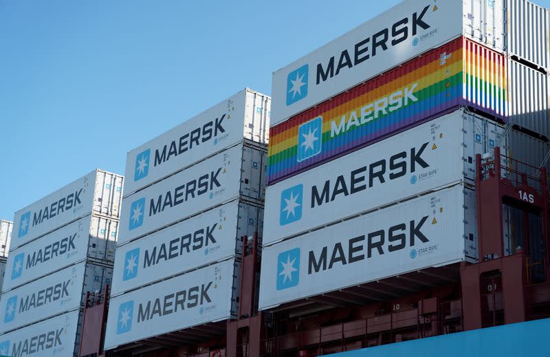 FILE PHOTO: Naming ceremony of the world's first methanol-enabled container vessel in Copenhagen